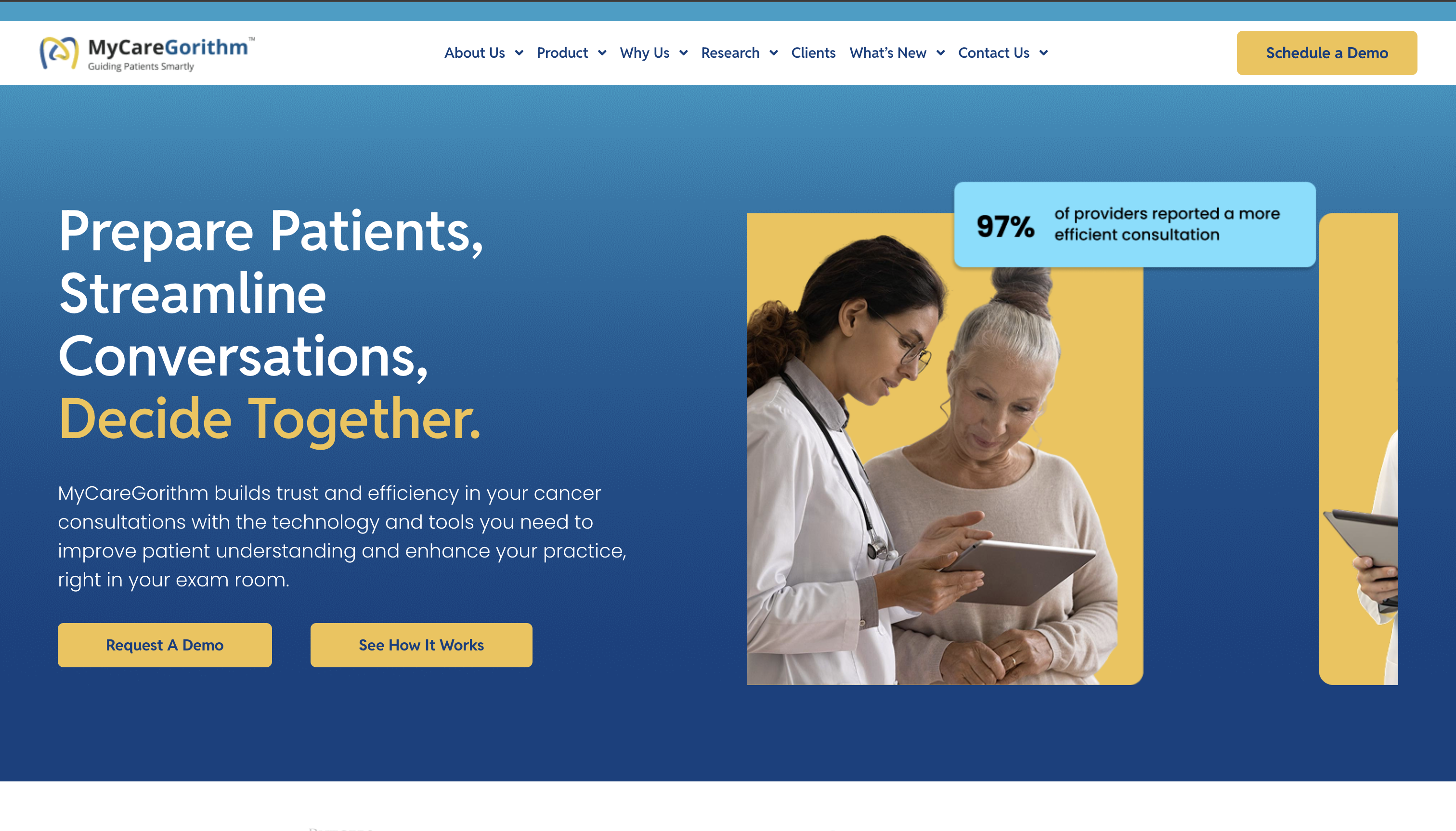 MyCareGorithm preview