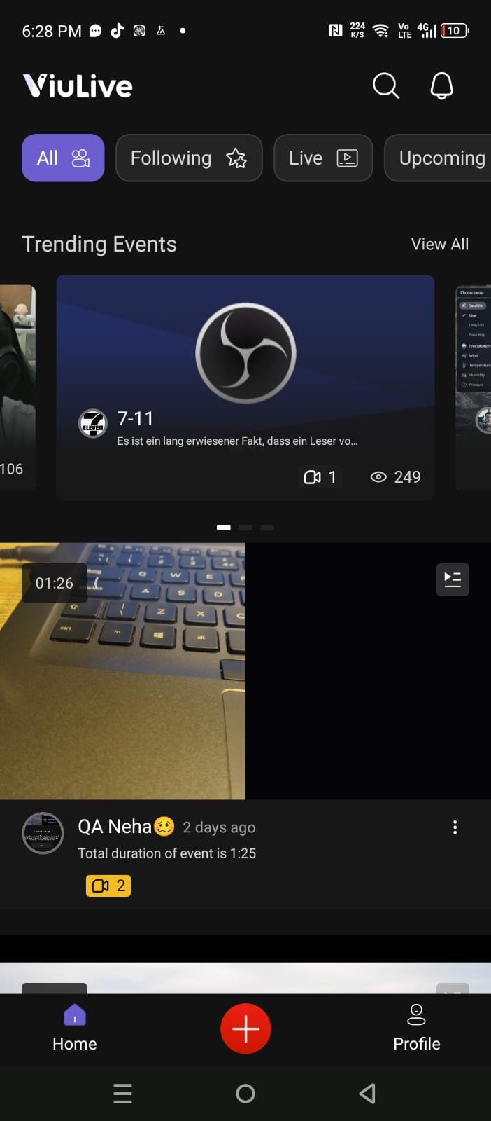 ViuLive — Mobile screenshot 1 of 4